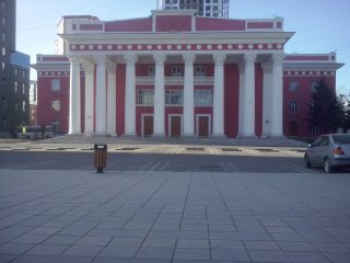 Pavements in Ulaanbaatar