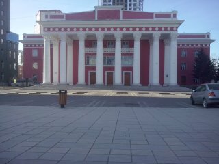 Pavements in Ulaanbaatar