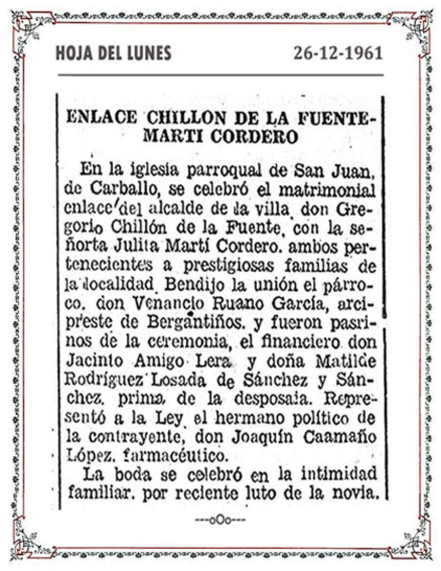 ECOS DE SOCIEDAD - 19611206