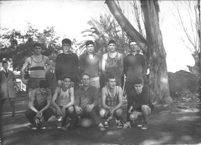 Deportistas de festa