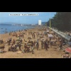 A praia a tope