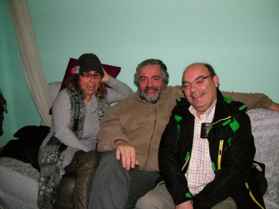 Con Aurita e Jose Carlos Dasilva